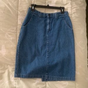 Denim skirt